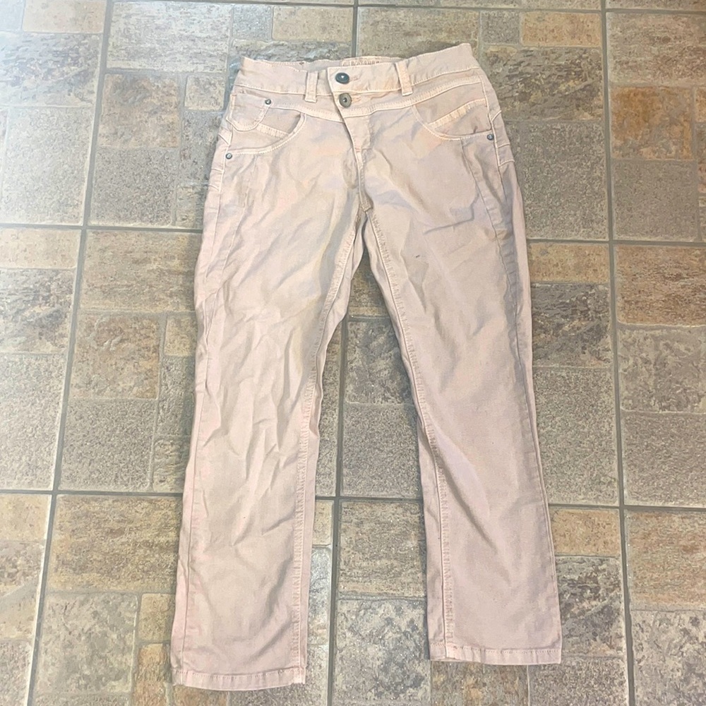 Cream pants very stretchy